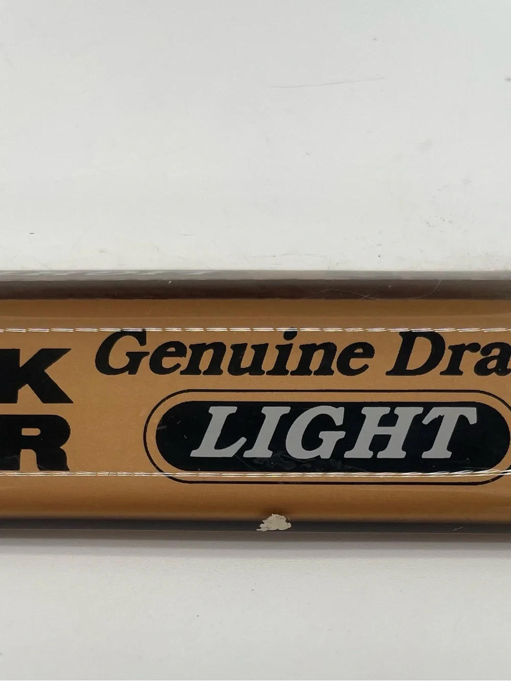 Miller Genuine Draft Light Beer Table Tent Menu Bar Display Acrylic Holder Sign